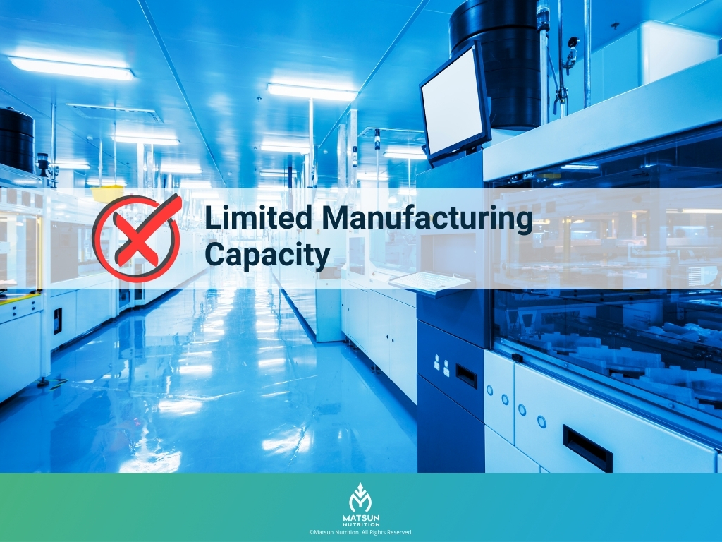 Limited Manufacturing Capacity