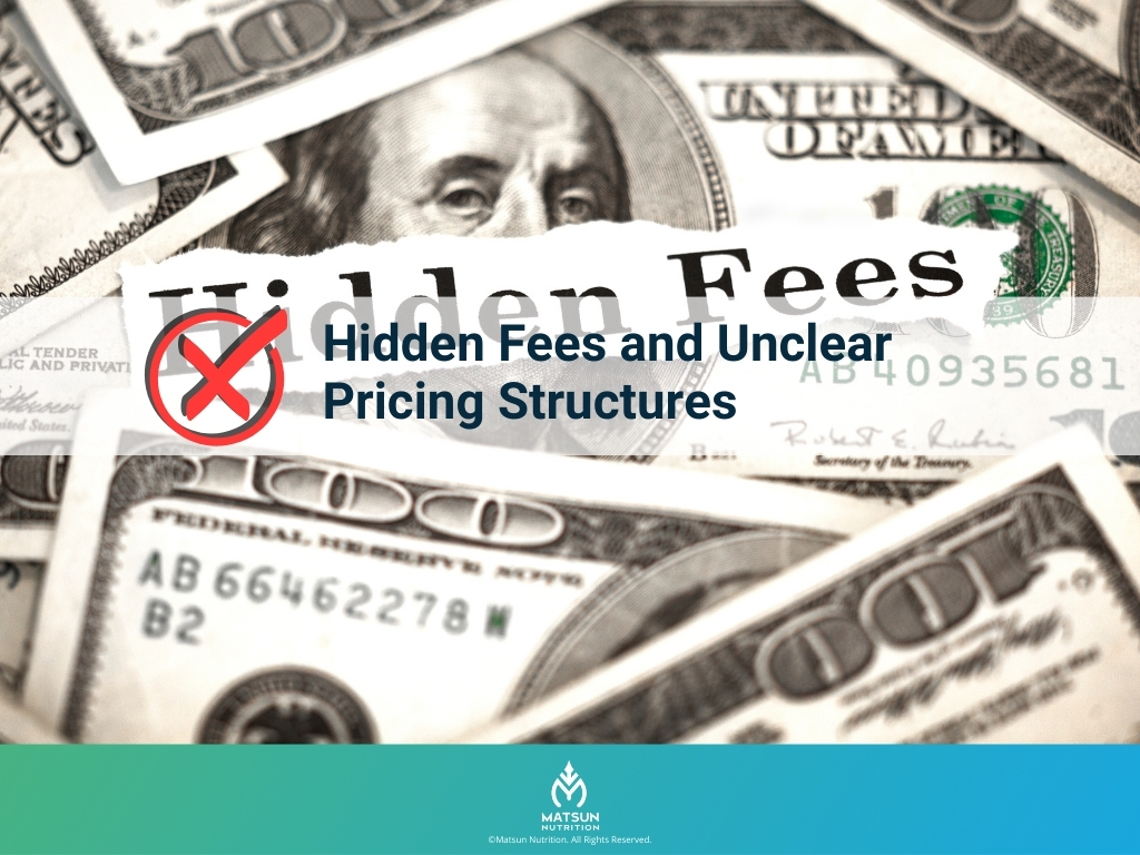 Hidden Fees and Unclear Pricing Structures